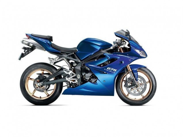 Blau 2006-2008 Daytona 675 Triple Motorrad Verkleidung