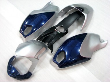 Blau Silber 2008-2012 Ducati Monster 696 Motorrad Verkleidung