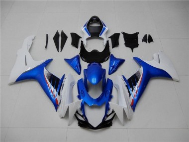 Blau Weiß 2011-2021 GSXR 600/750 Motorrad Verkleidung