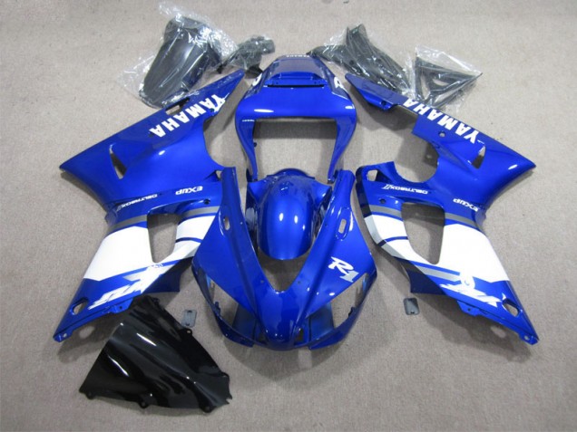 Blau weißer Aufkleber 1998-1999 YZF R1 Motorrad Verkleidung