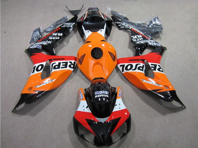 Orange Repsol 2006-2007 CBR1000RR Motorrad Verkleidung