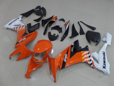 Orange und Weiß 2008-2010 ZX10R Motorrad Verkleidung