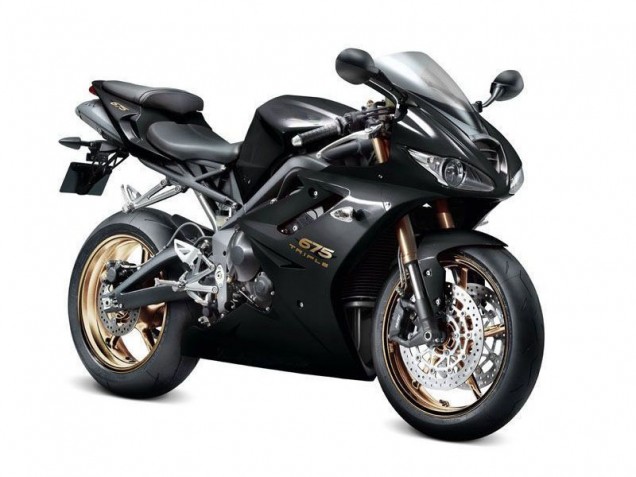 Schwarz 2006-2008 Daytona 675 Triple Motorrad Verkleidung